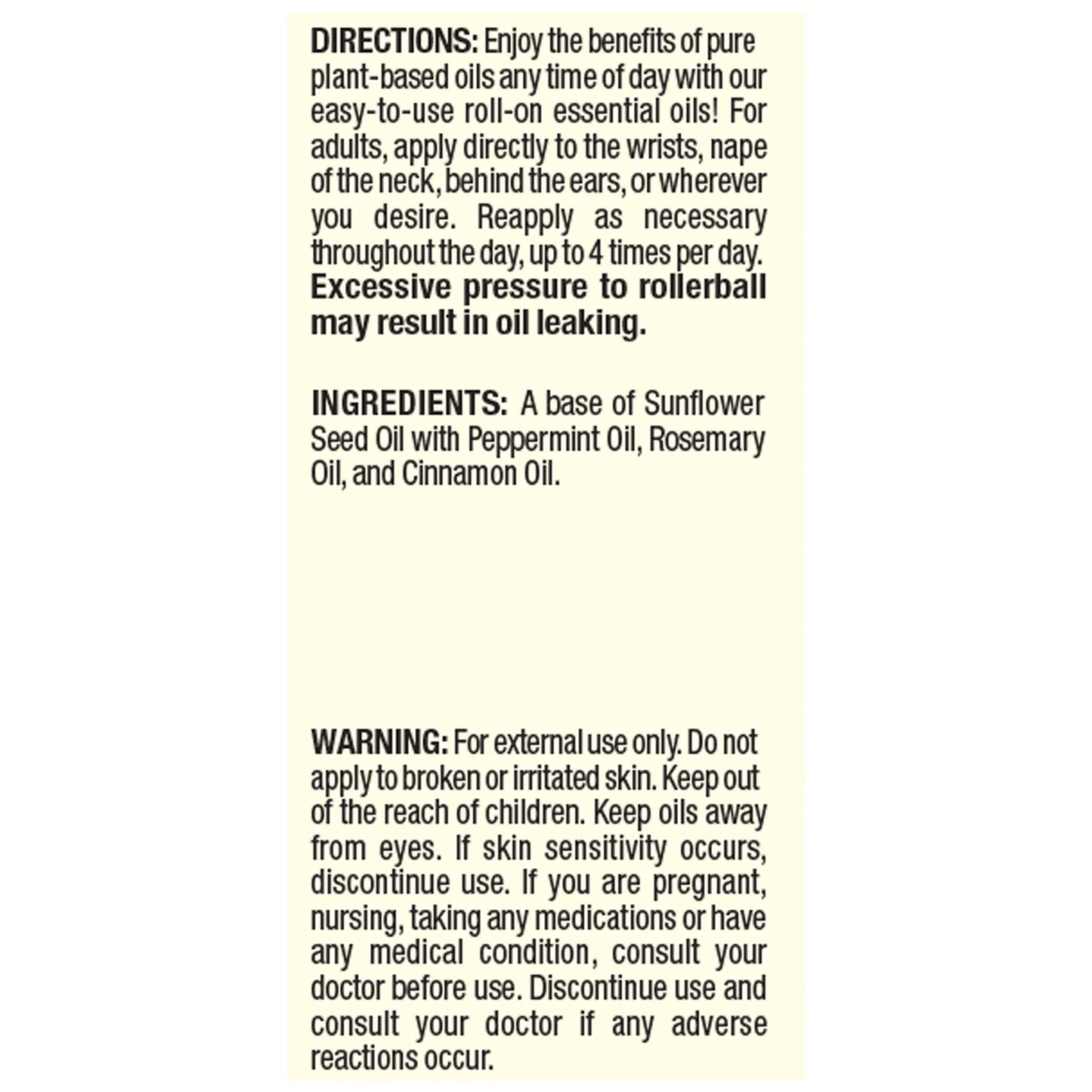 Muscle Ease Essential Oil Roll On Soothing Blend 10 mL GC/MS Tested By Nature's Truth