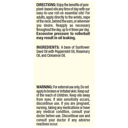 Muscle Ease Essential Oil Roll On Soothing Blend 10 mL GC/MS Tested By Nature's Truth