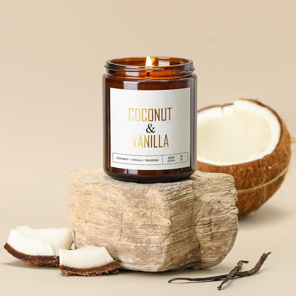 Coconut Vanilla Scented Candle