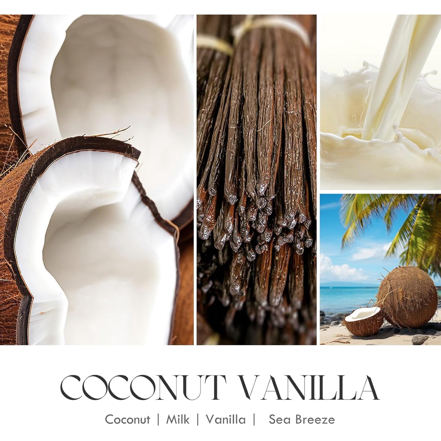 Coconut Vanilla Scented Candle