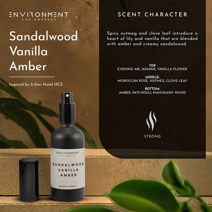 Sandalwood, Vanilla & Amber Room Spray