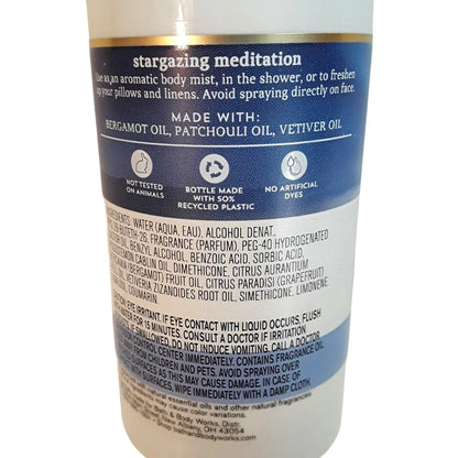 Bath and Body Works Stargazing Meditation Essential Oil Mist